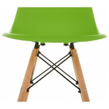Пластиковый стул Eames PC-015 зеленый