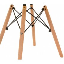 Пластиковый стул Eames PC-015 желтый
