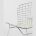 Стул обеденный Bertoia хромированный с белой подушкой 