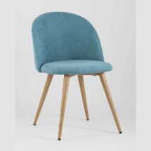 Стул Stool Group обеденный Лион бирюзовый шенилл