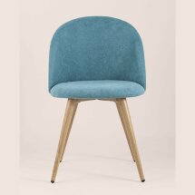 Стул Stool Group обеденный Лион бирюзовый шенилл