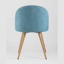 Стул Stool Group обеденный Лион бирюзовый шенилл