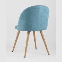 Стул Stool Group обеденный Лион бирюзовый шенилл