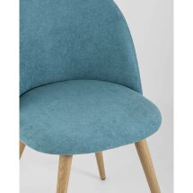 Стул Stool Group обеденный Лион бирюзовый шенилл