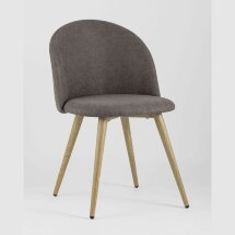 Стул Stool Group обеденный Лион коричневый шенилл